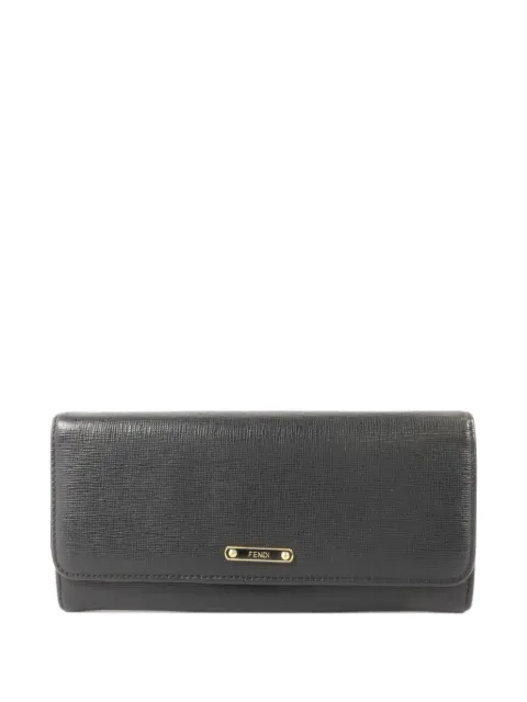 Fendi Pre-Owned leather long wallet