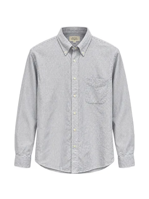HARTFORD vertical-stripe button-down shirt