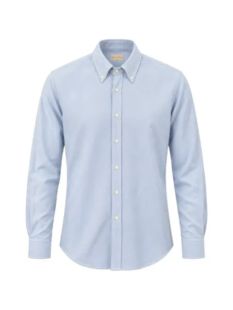 Xacus button-down collar long-sleeve shirt