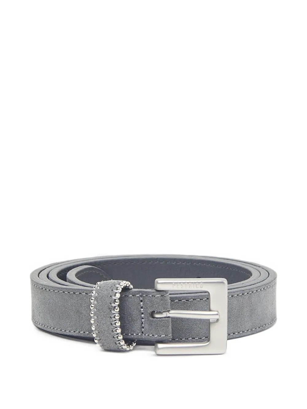 Peserico buckle-fastening suede belt Grijs