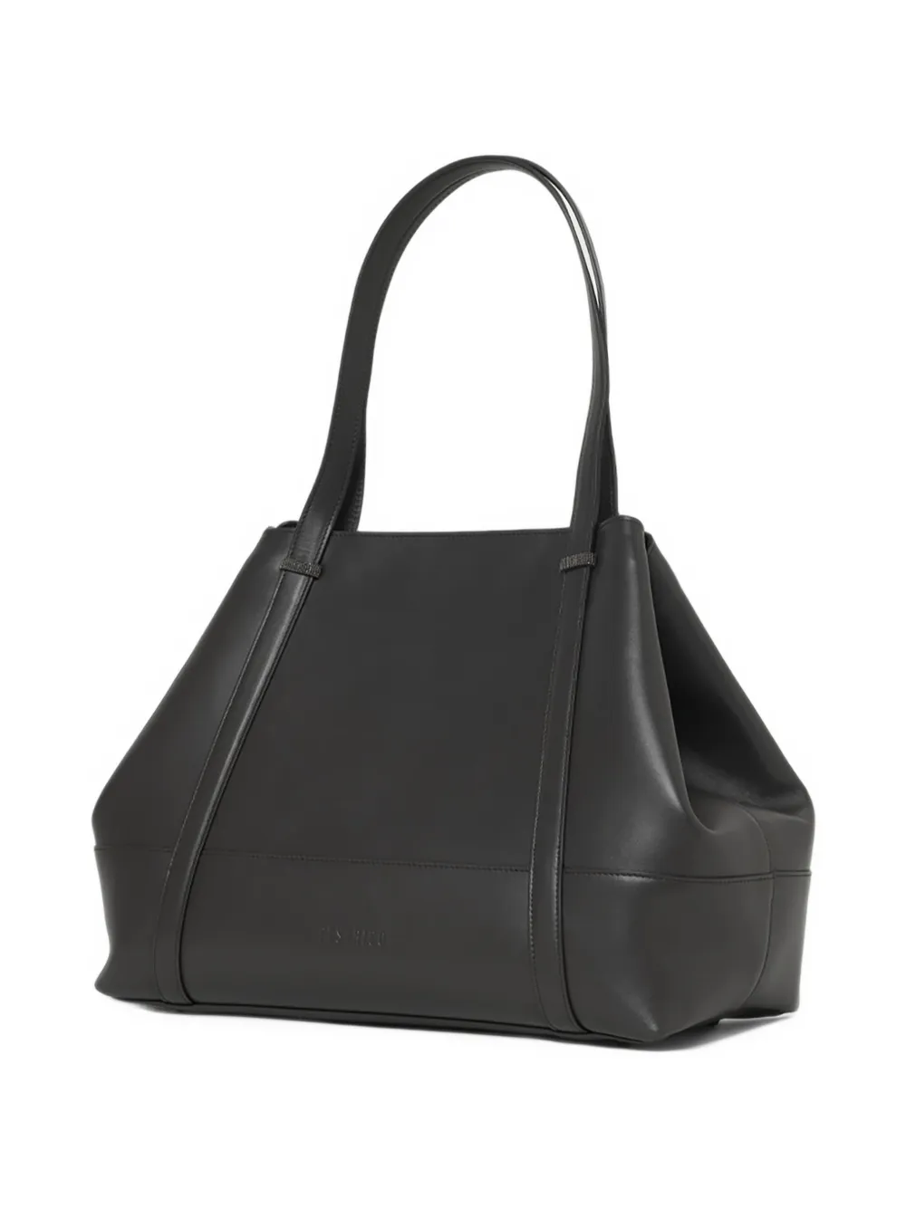Peserico Itinera leather tote bag Bruin
