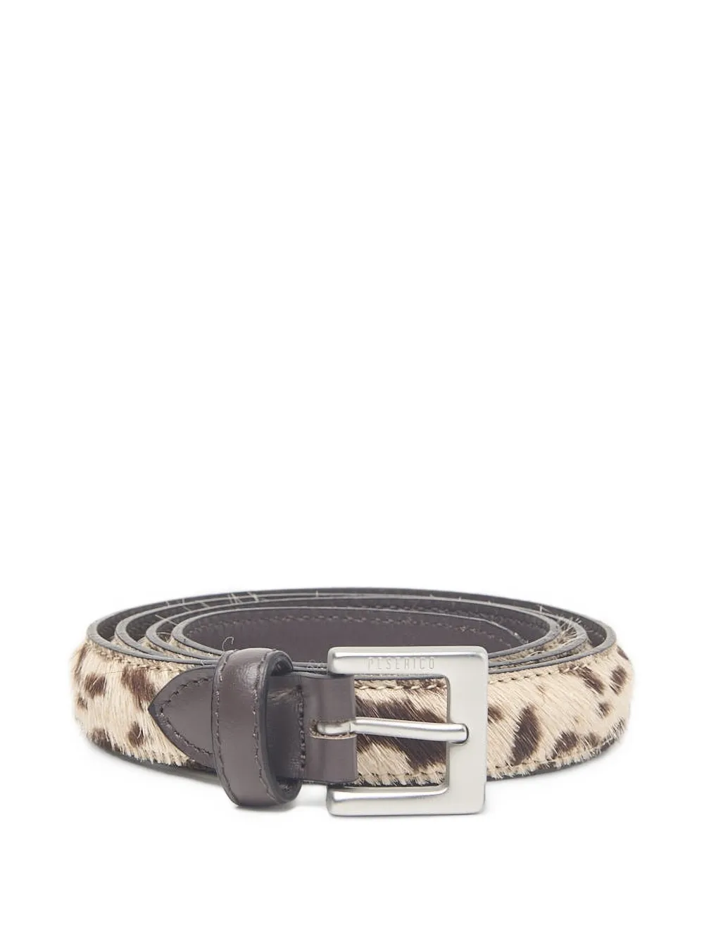 Peserico buckle-fastening leather belt Beige