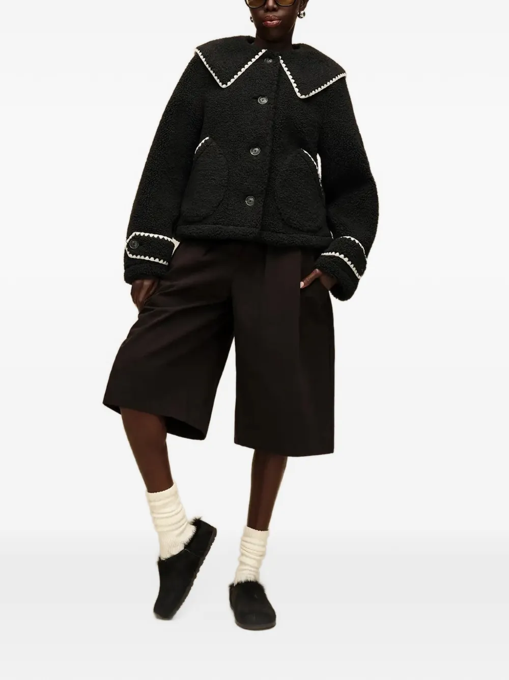 UGG Nikia collared jacket Zwart