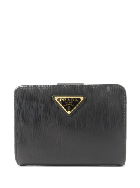 Prada Pre-Owned saffiano leather bifold wallet
