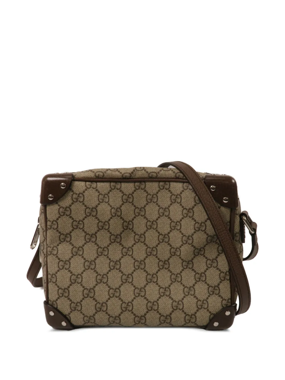 Gucci Pre-Owned GG Supreme shoulder bag - Nude