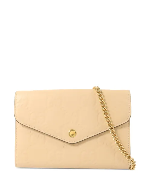 Gucci Pre-Owned Guccissima GG Envelope Wallet On Chain bag