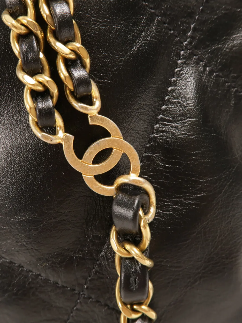 CHANEL Pre-Owned 22 quilted backpack Zwart