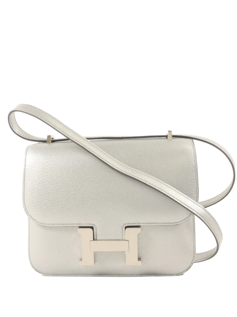 Hermès Pre-Owned 2026 mini Constance shoulder bag - Silber