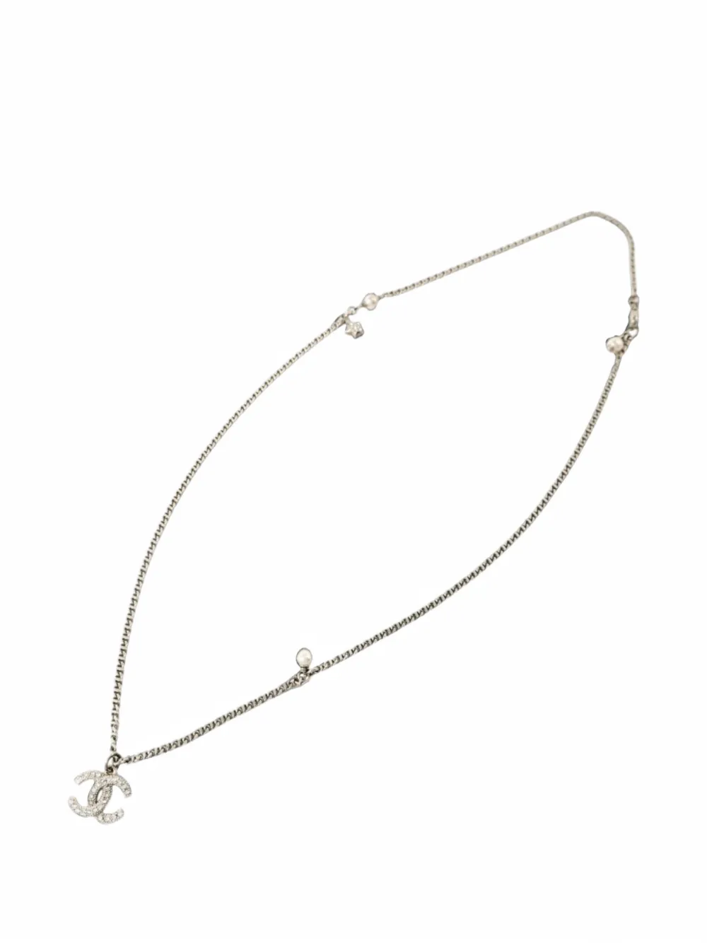 CHANEL Pre-Owned star-charm necklace - Silber