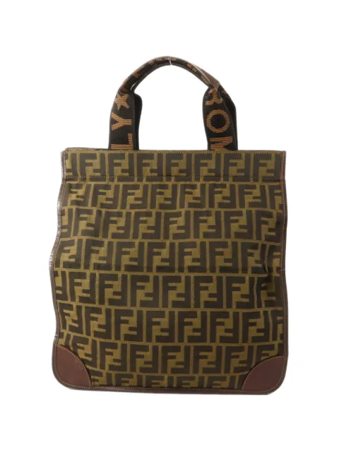 Fendi Pre-Owned Zucca patterned tote bag