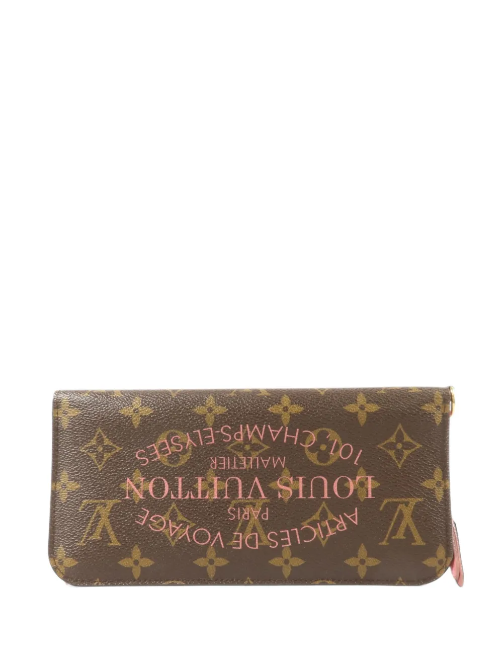Louis Vuitton Pre-Owned Monogram Ikat Insolite long wallet - Braun