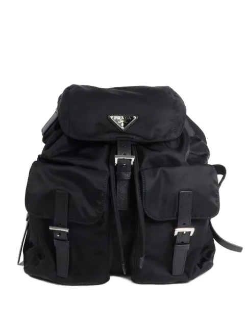 Prada Pre-Owned Re-Nylon buckle-detail backpack