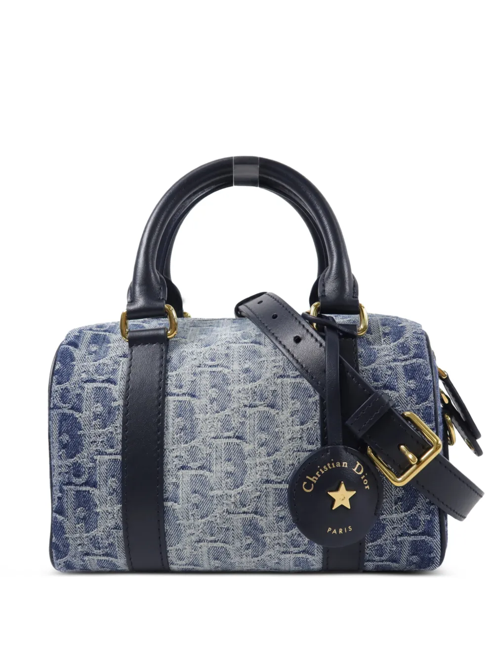 Christian Dior Pre-Owned 20 Denim Groove tote bag - Blu