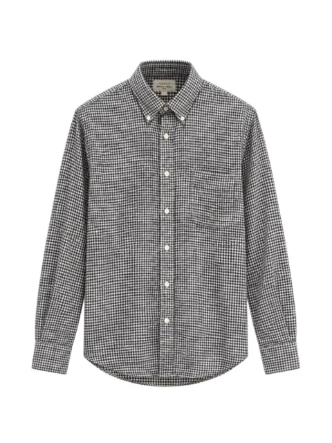 HARTFORD gingham-check button-down shirt