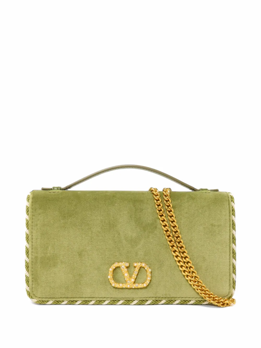 Valentino Garavani Pre-Owned VLogo shoulder bag - Verde
