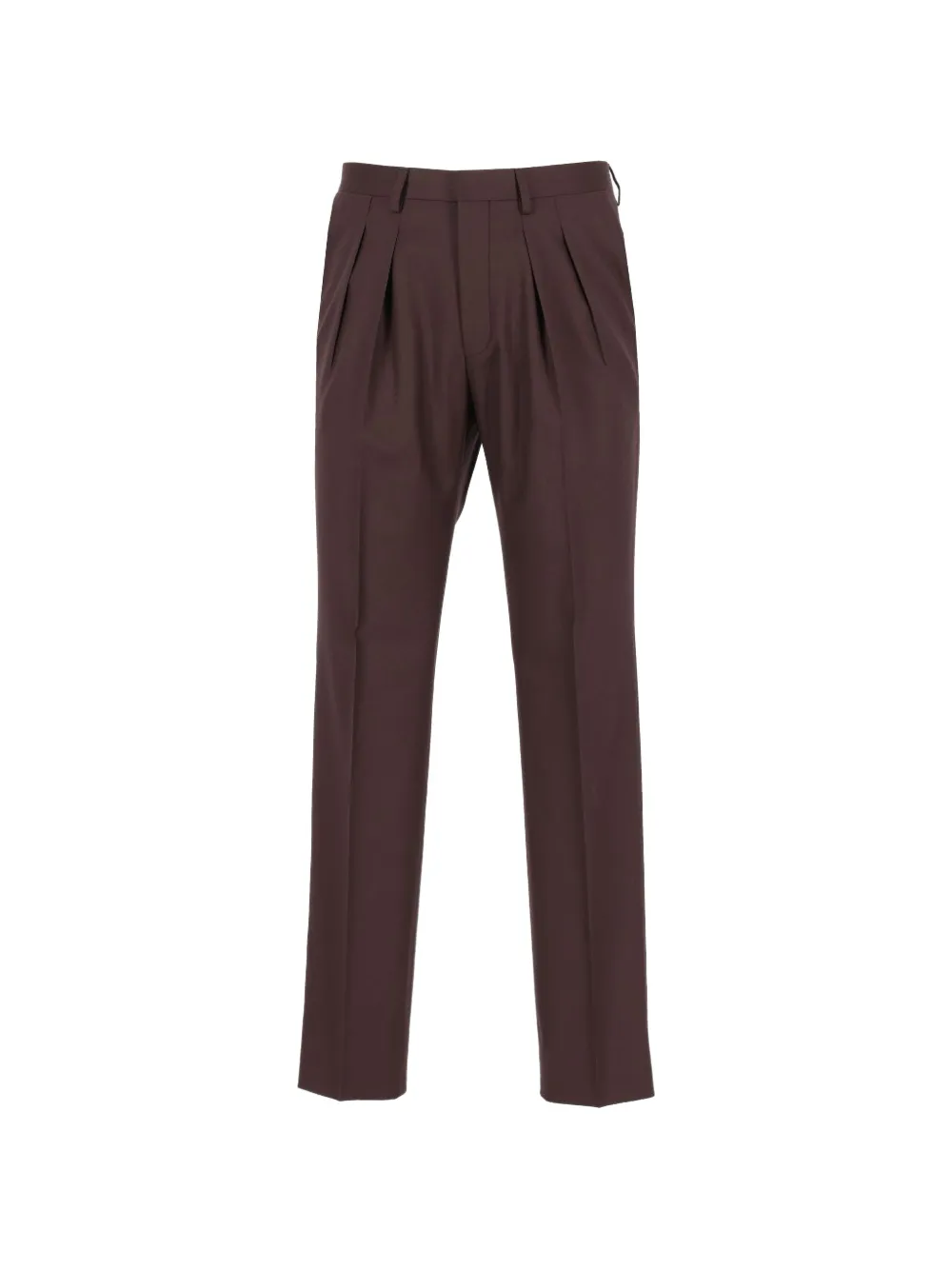 Corneliani double-breasted wool suit Bruin
