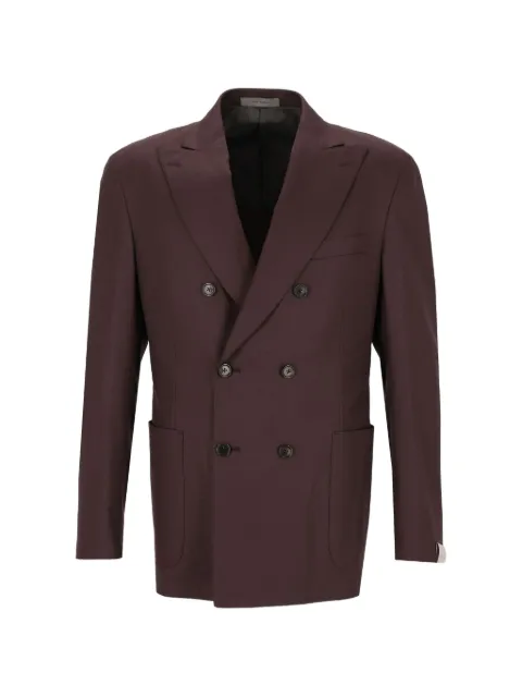 Corneliani double-breasted wool suit