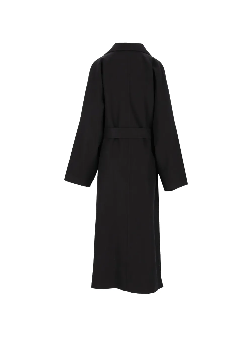 Dusan oversized belted coat Zwart