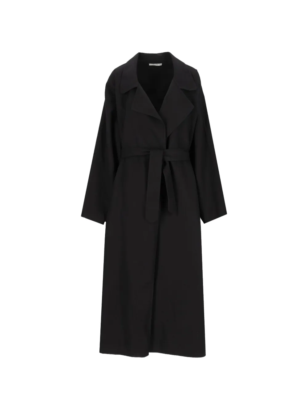 Dusan oversized belted coat - Schwarz