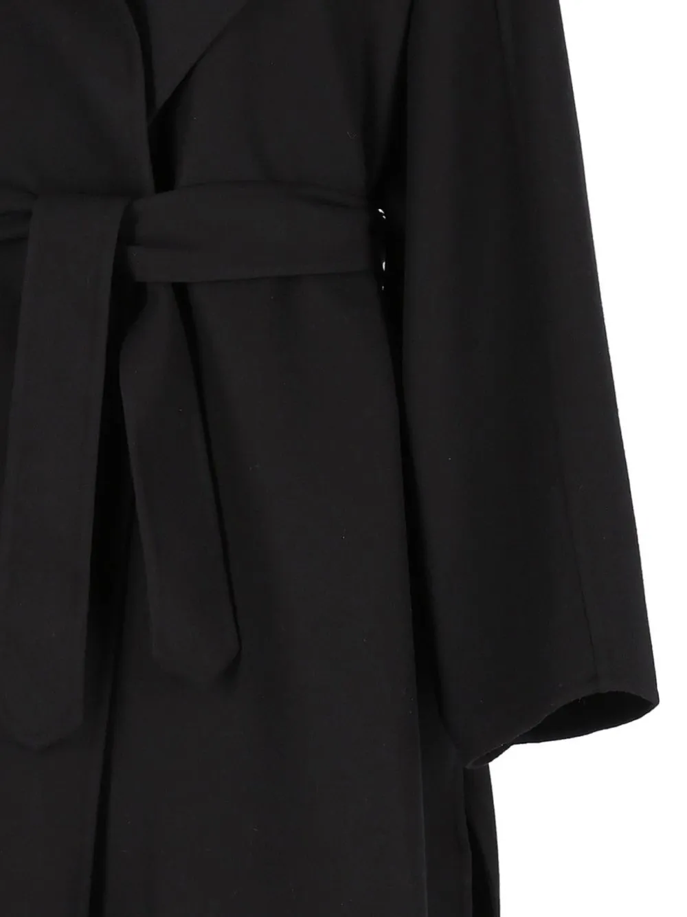 Dusan oversized belted coat Zwart