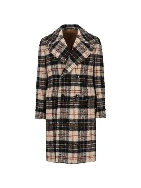 Gabriele Pasini check double-breasted coat