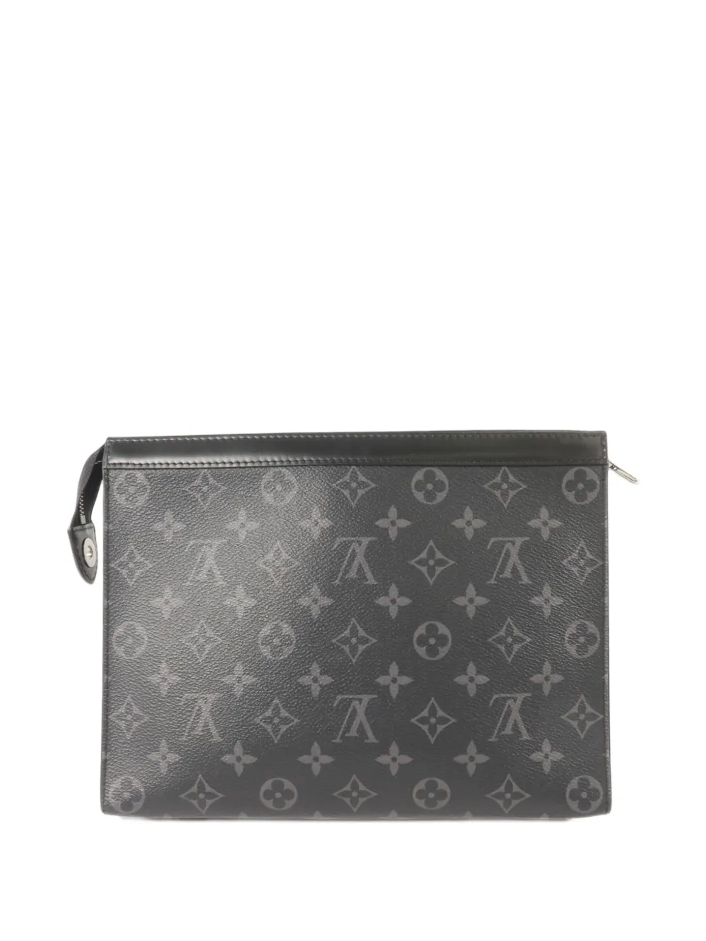 Louis Vuitton Pre-Owned MM Pochette Voyage Monogram Eclipse laptop bag Zwart