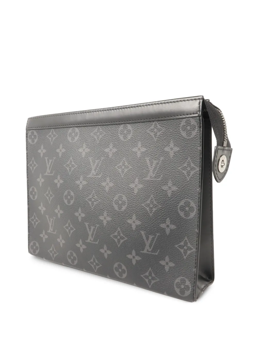 Louis Vuitton Pre-Owned MM Pochette Voyage Monogram Eclipse laptop bag Zwart