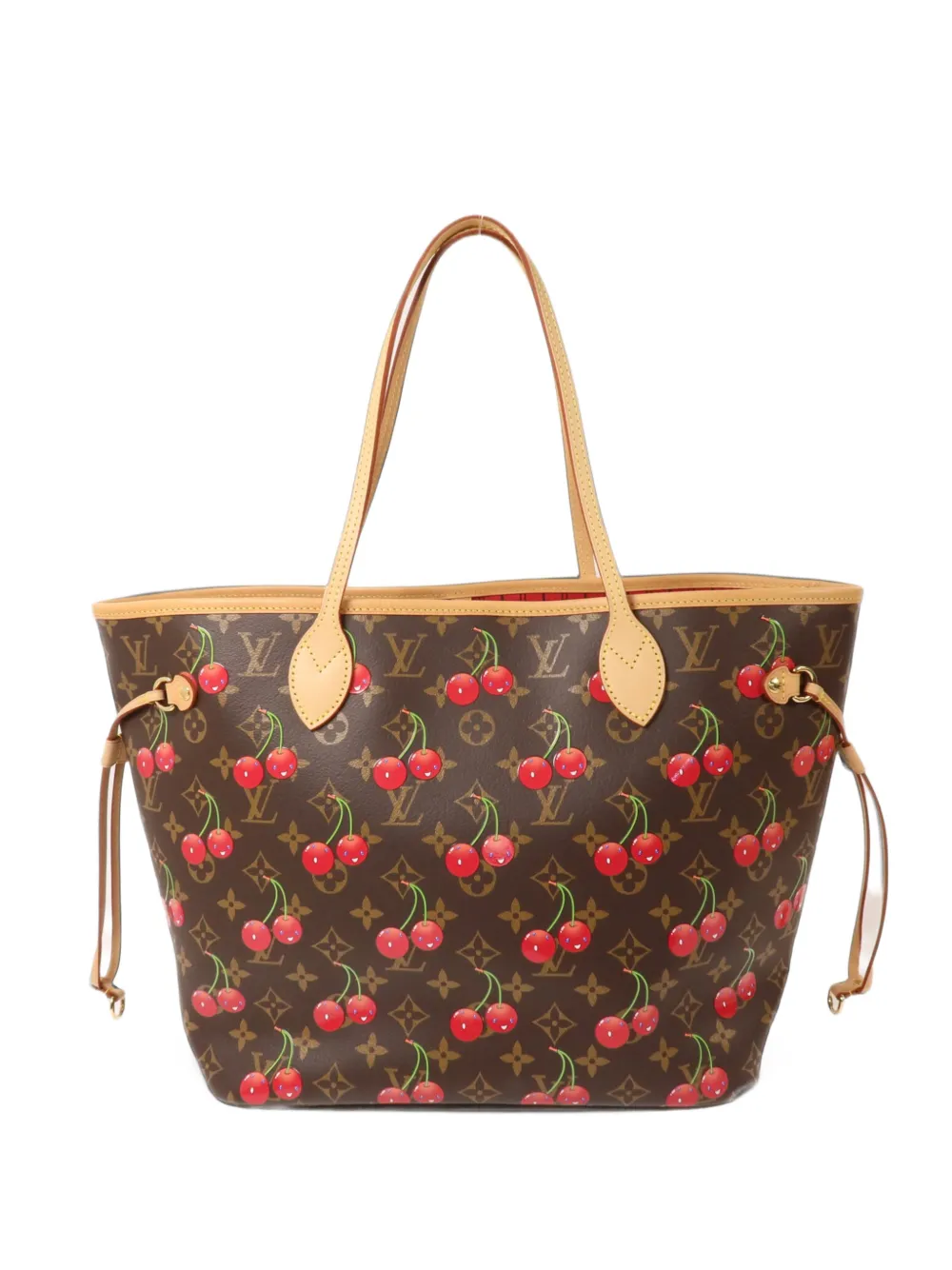 Louis Vuitton Pre-Owned x Takashi Murakami MM Neverfull Monogram Cherry tote bag - Braun