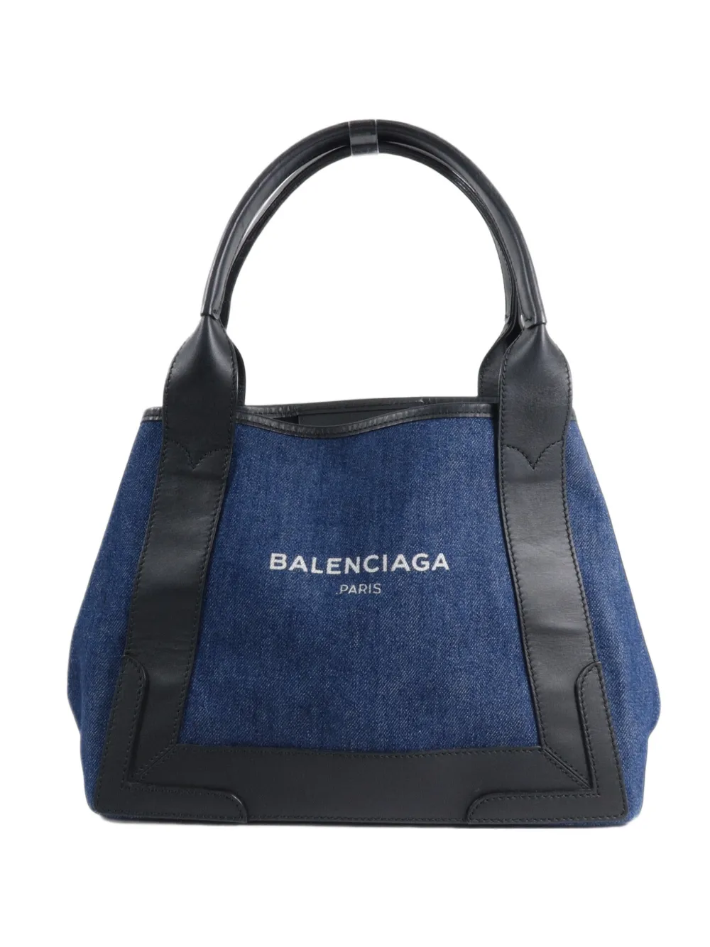 Balenciaga Pre-Owned Cabas denim tote bag - Blu