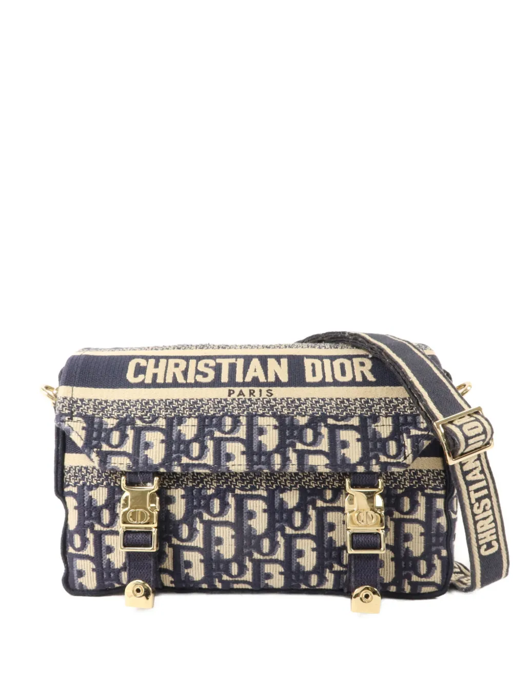 Christian Dior Pre-Owned small Diorcamp Oblique messenger bag - Blu