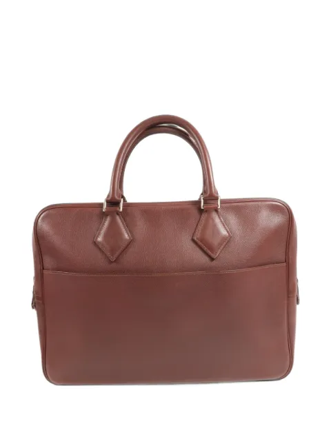 Hermès Pre-Owned 2011 38 Plume Dog leather briefcase