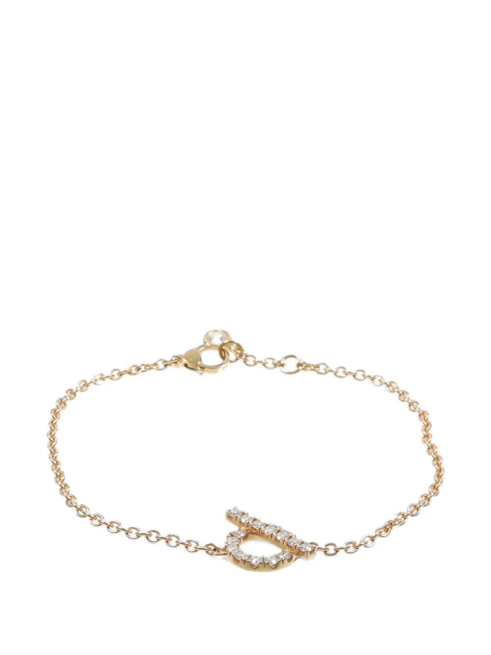 Pre-owned Hermes Finesse Diamond Bracelet In 金色