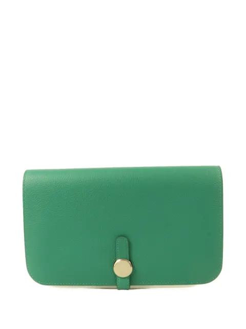 Hermès Pre-Owned 2019 GM Dogon leather wallet