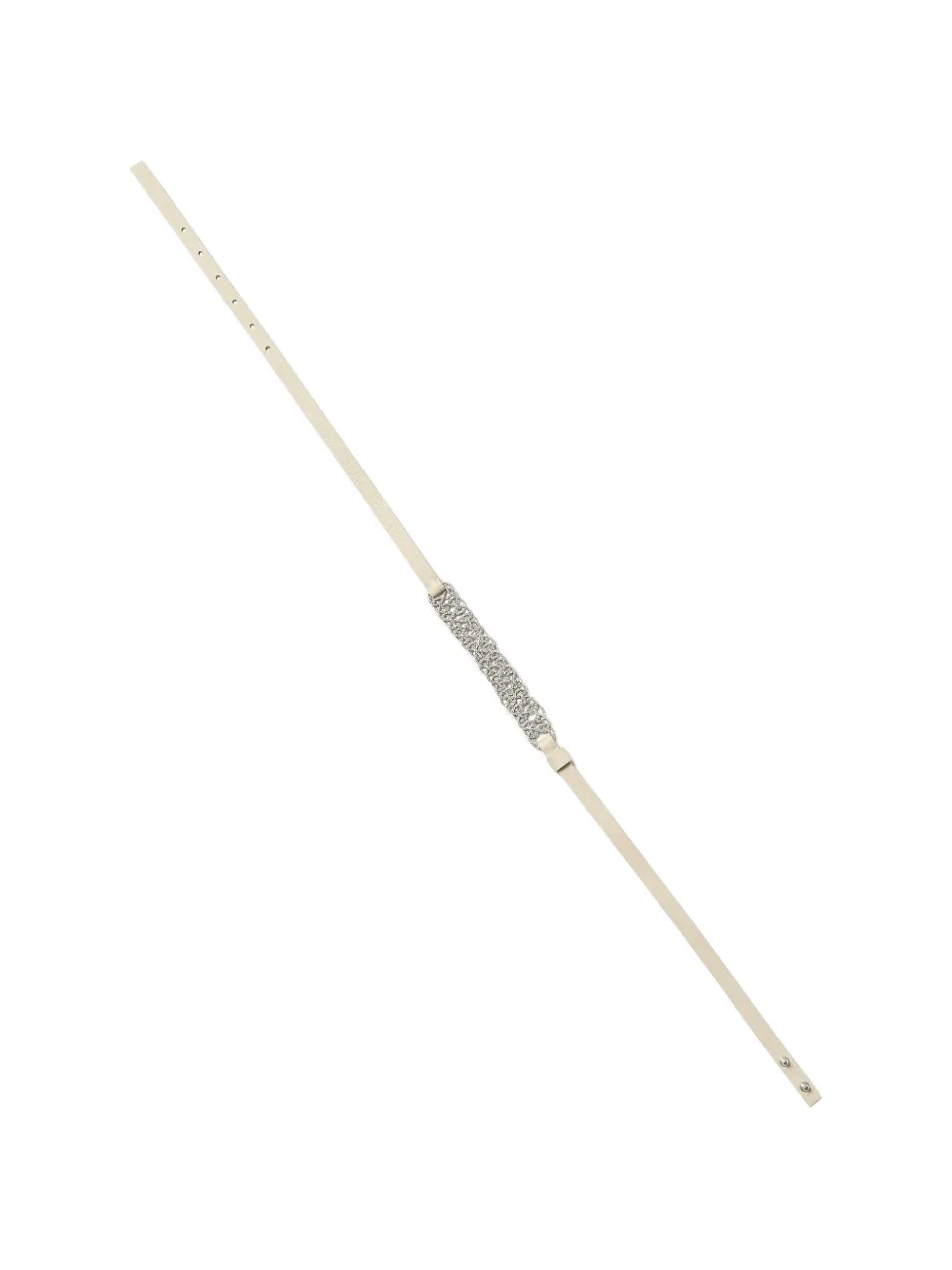 Peserico Punto Luce leren riem Beige
