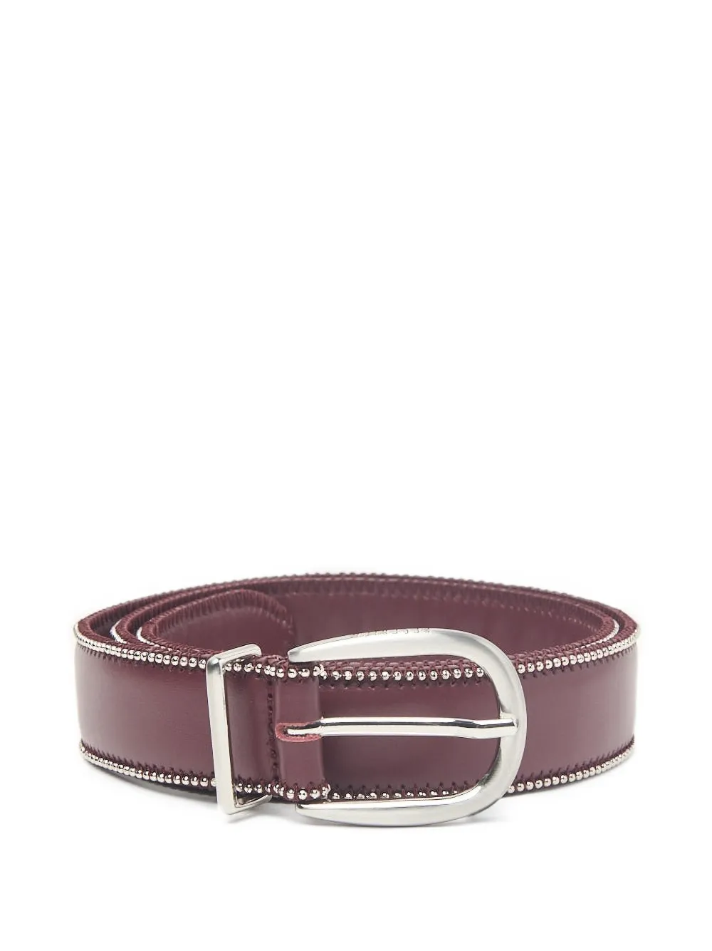 Peserico leather belt - Rosso