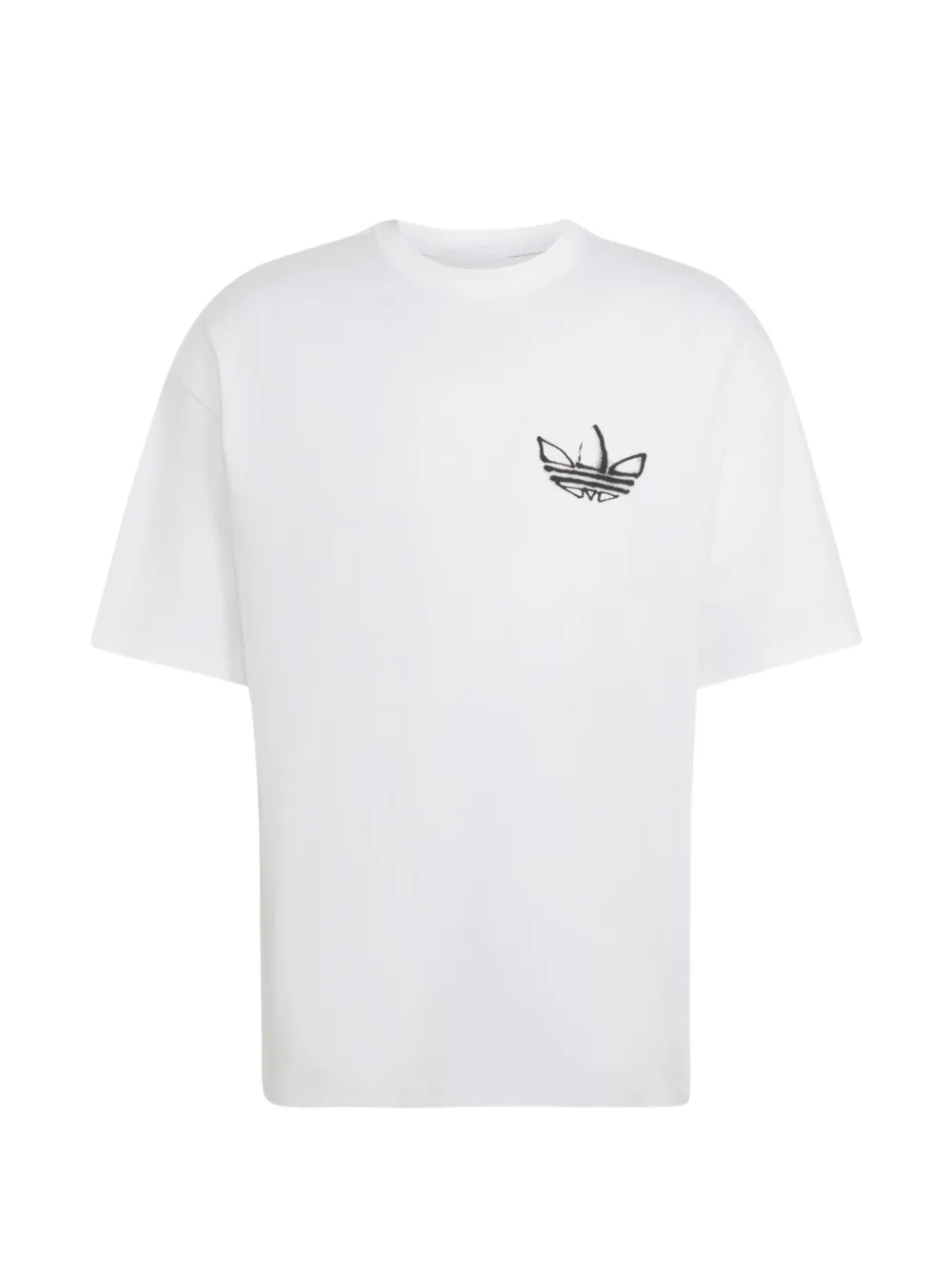 adidas T-shirt powder tongue Wit