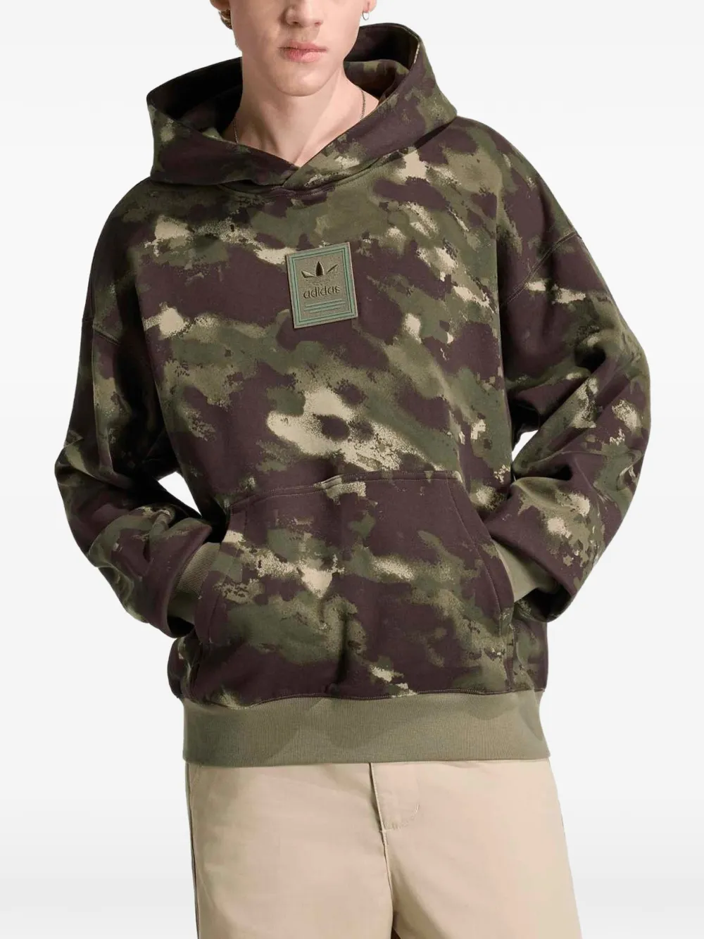 adidas camo hoody Groen