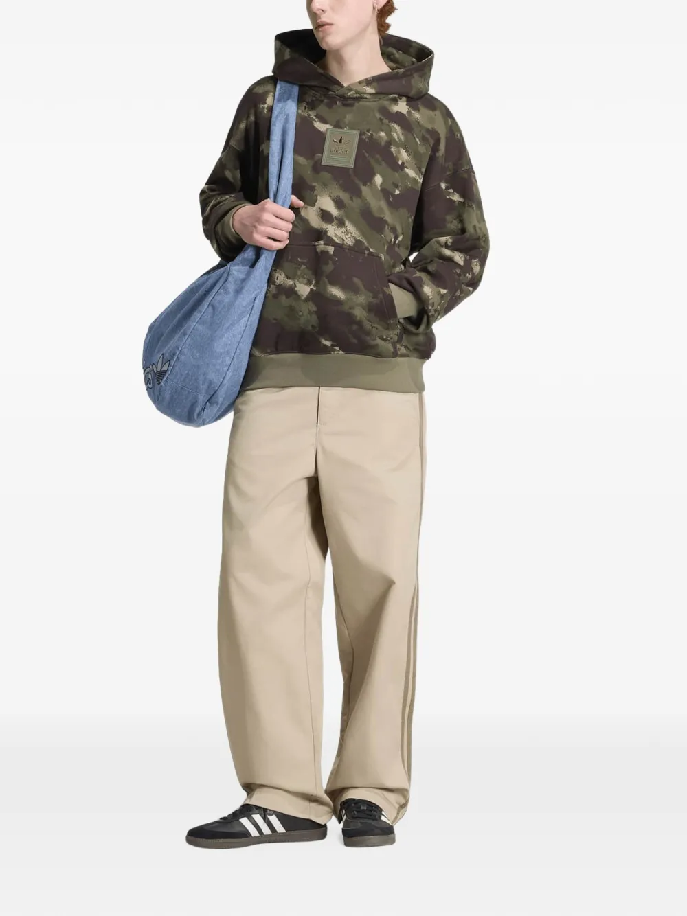 adidas camo hoody Groen