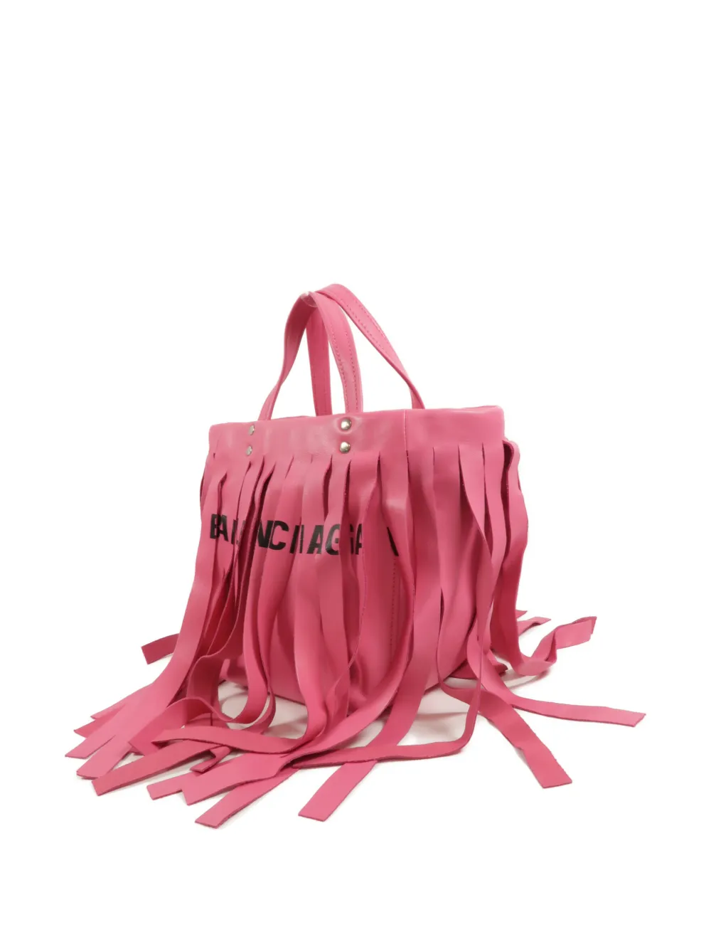 Balenciaga Pre-Owned Fringe Laundry Cabas tote bag Roze