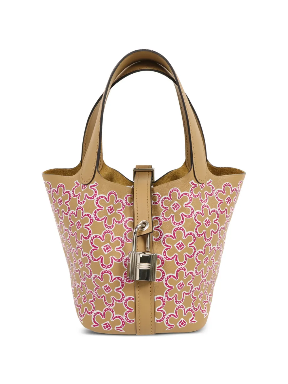 Hermès Pre-Owned 2022 micro Picotin Daisy tote bag - Nude