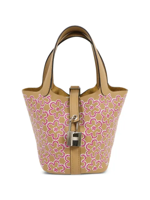Hermès Pre-Owned 2022 micro Picotin Daisy tote bag