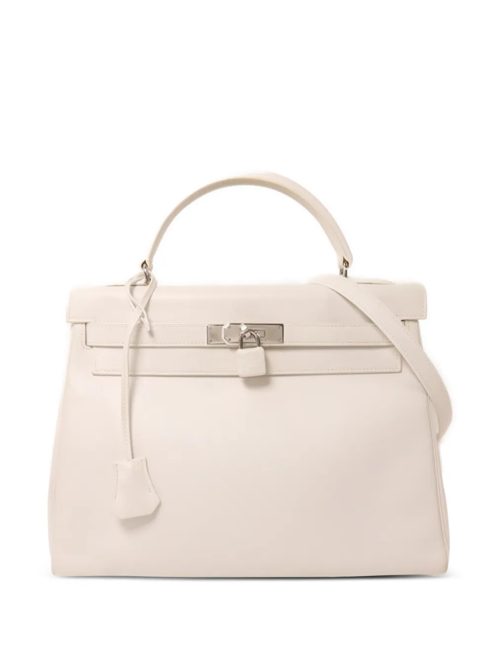 Hermès Pre-Owned 1999 32 Kelly two-way Evercolor leather handbag - Weiß