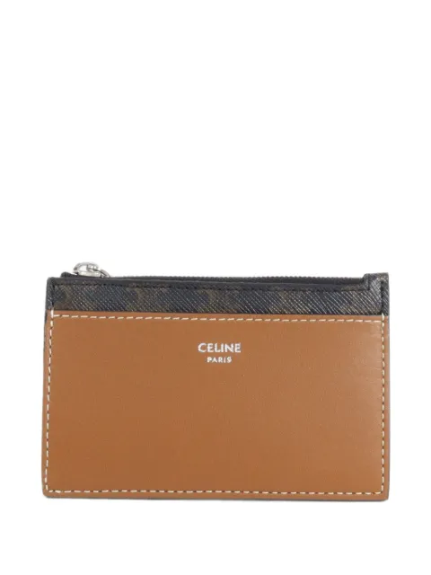 Celine Pre-Owned Triomphe zipped card case