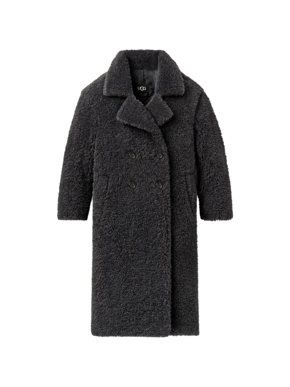 UGG Gertrude long Teddy coat II - Grau