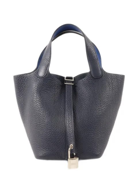 Hermès Pre-Owned tote Picotin PM de piel clemence 2021