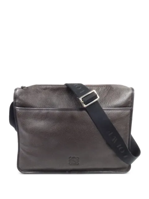 Loewe Pre-Owned sac porté épaule Anagram en cuir