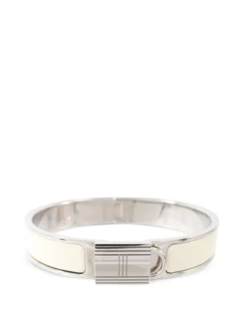 Hermès Pre-Owned Clic Cadenas enamel bangle