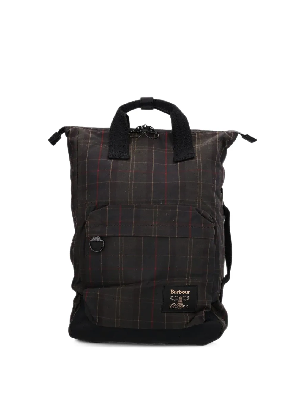 Barbour Field Tartan backpack - Nero