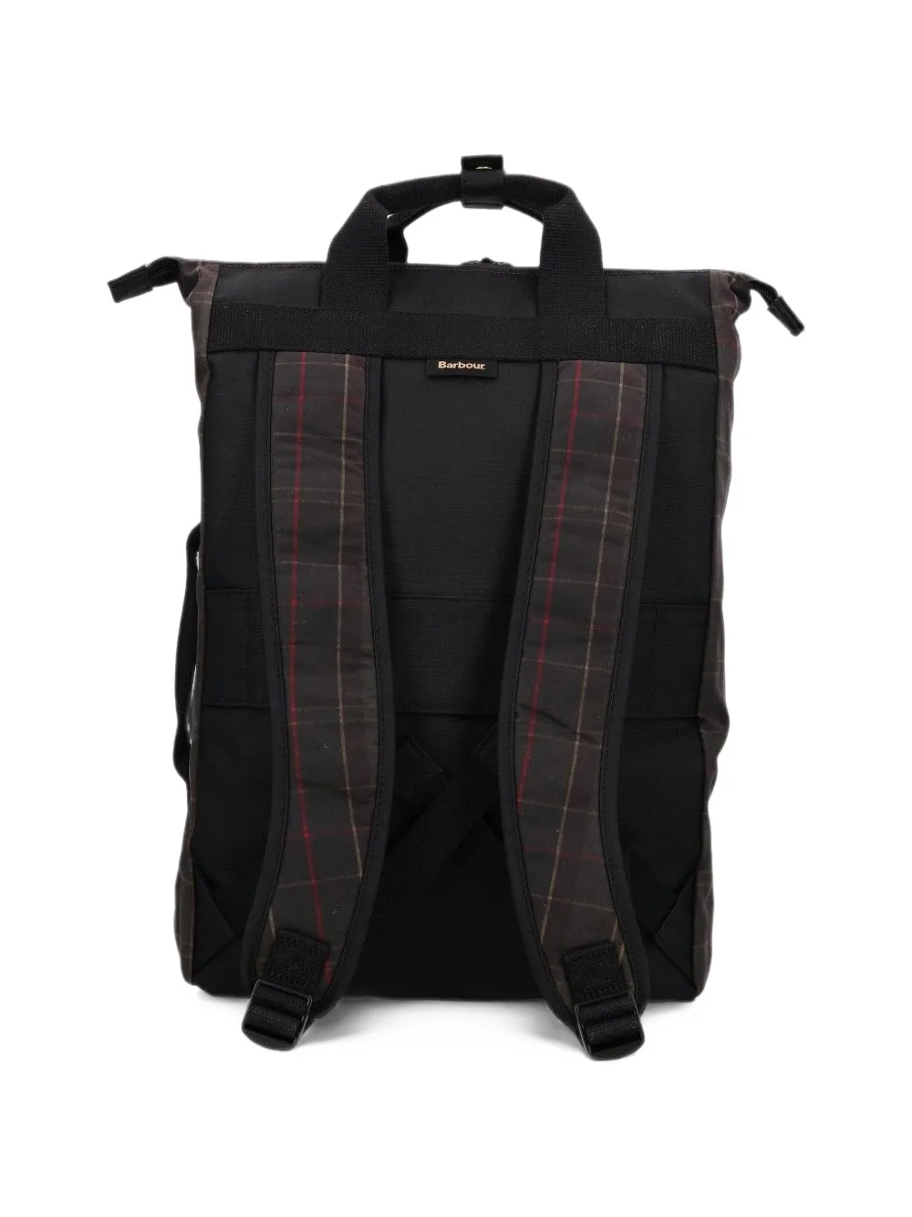 Barbour Field Tartan backpack Zwart