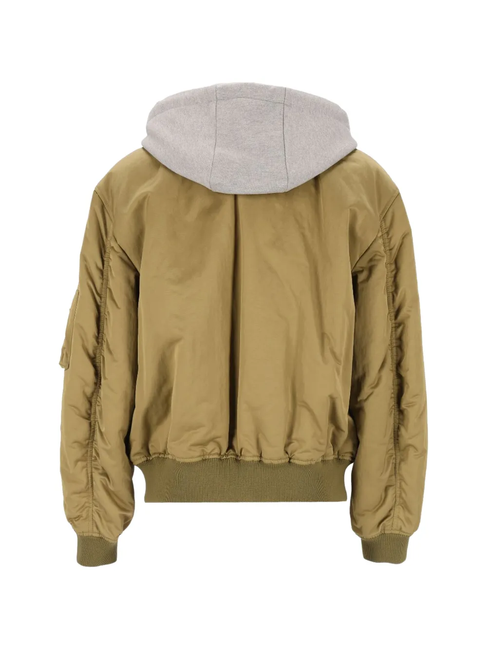 LOEWE bomber jacket in technical shell Groen